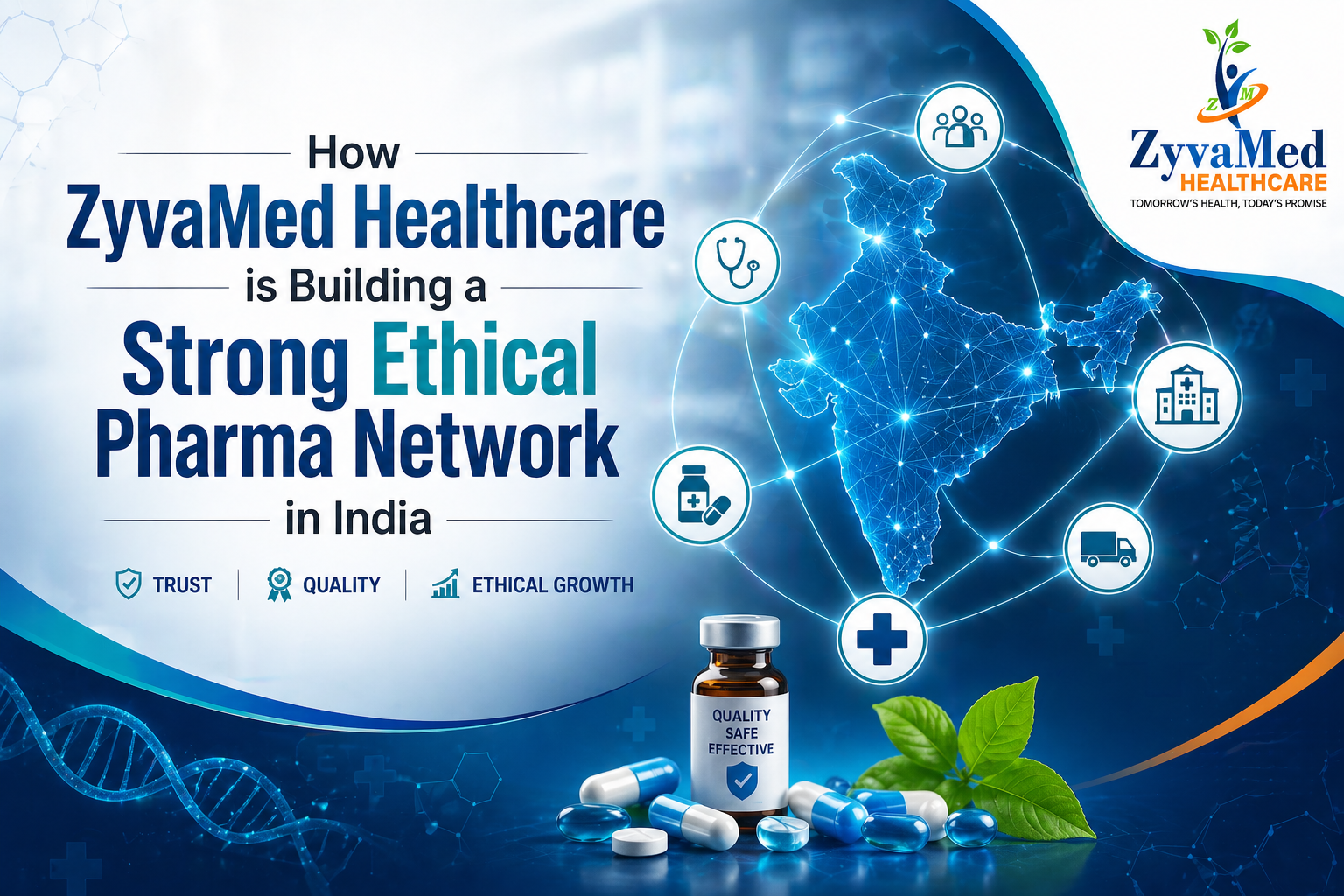 How ZyvaMed Healthcare is Building a Strong Ethical Pharma Network in India