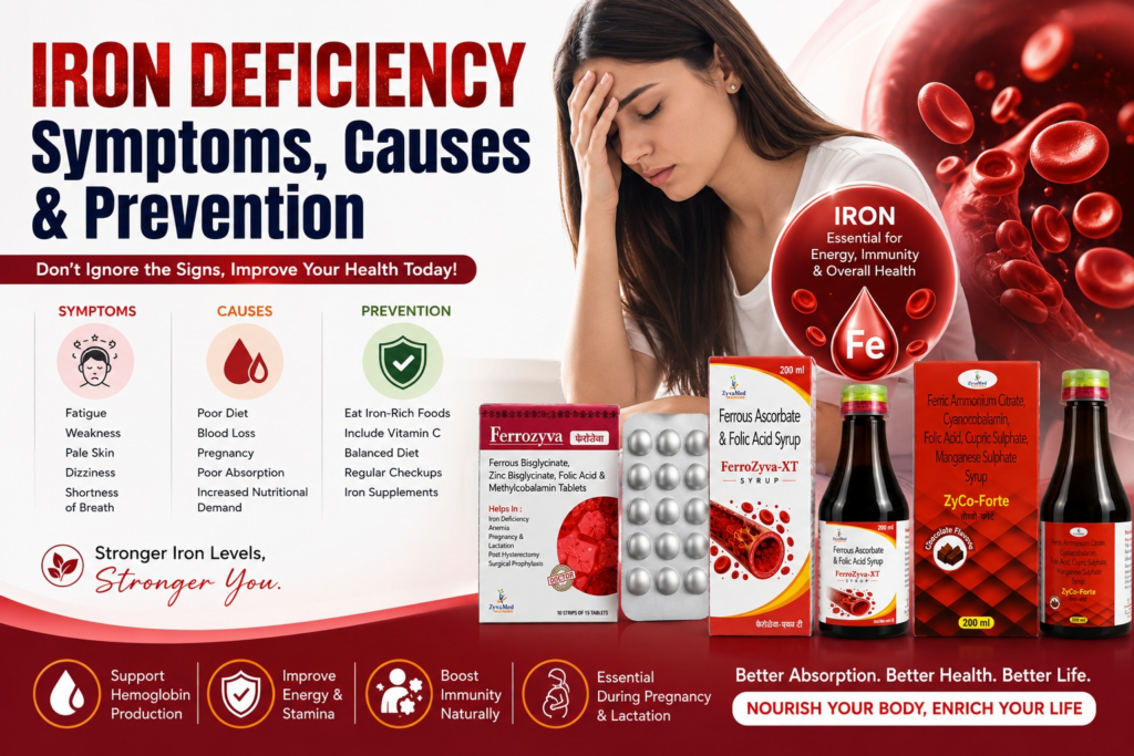 Iron Deficiency Anemia Symptoms Causes Prevention and Iron Rich Foods Guide